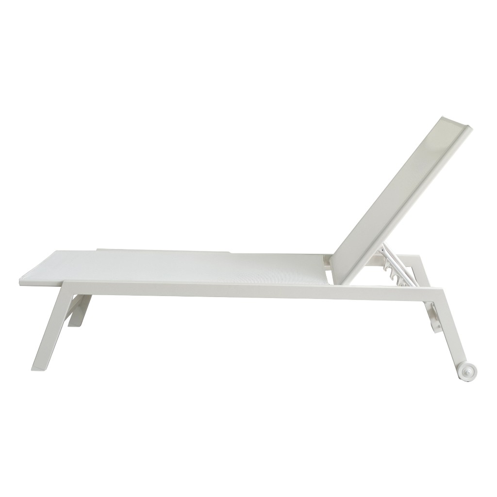 Tumbona Parguito Blanco 192X60X34,5Cm