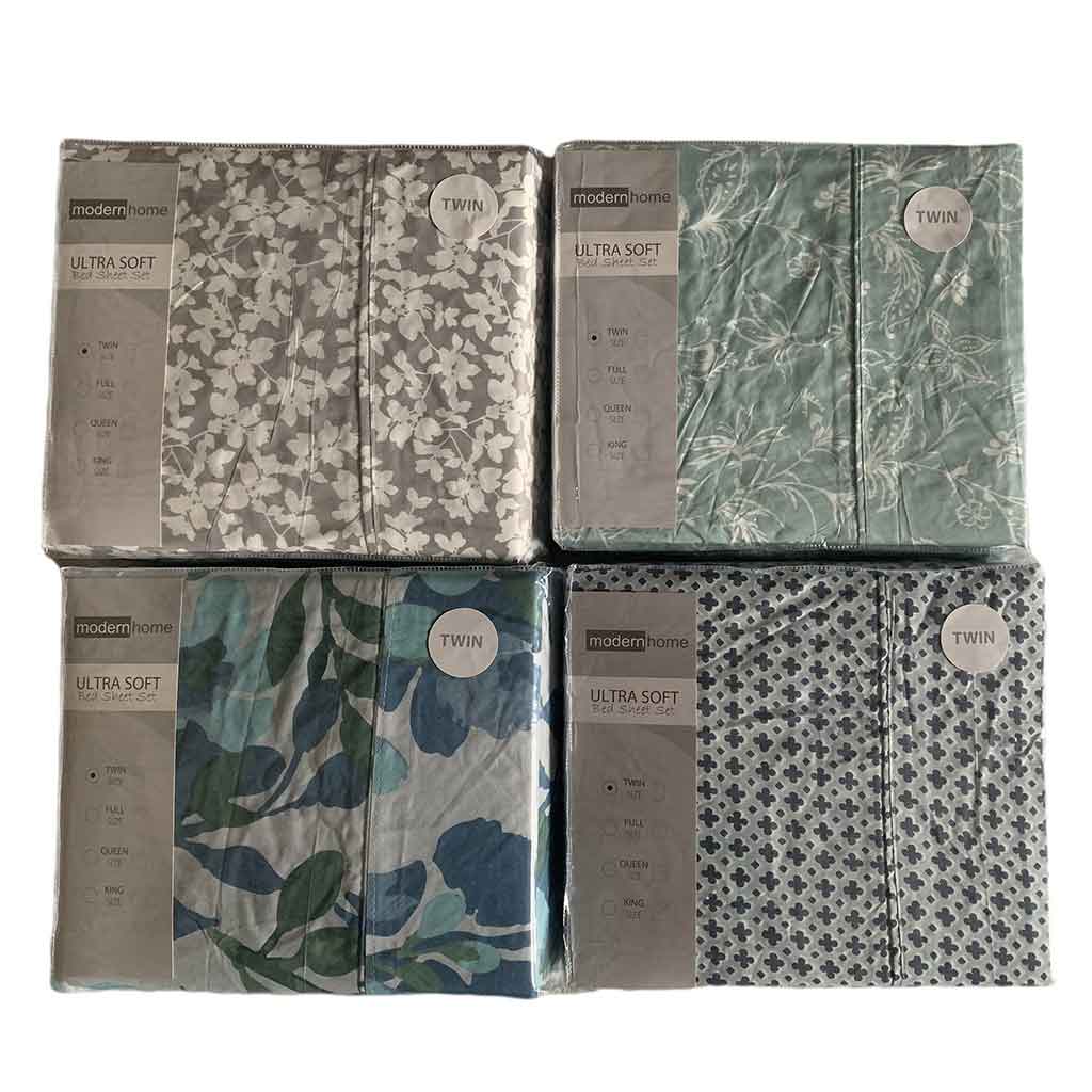 Juego De Sabanas Ultra Suave Estampado Twin Surtidos