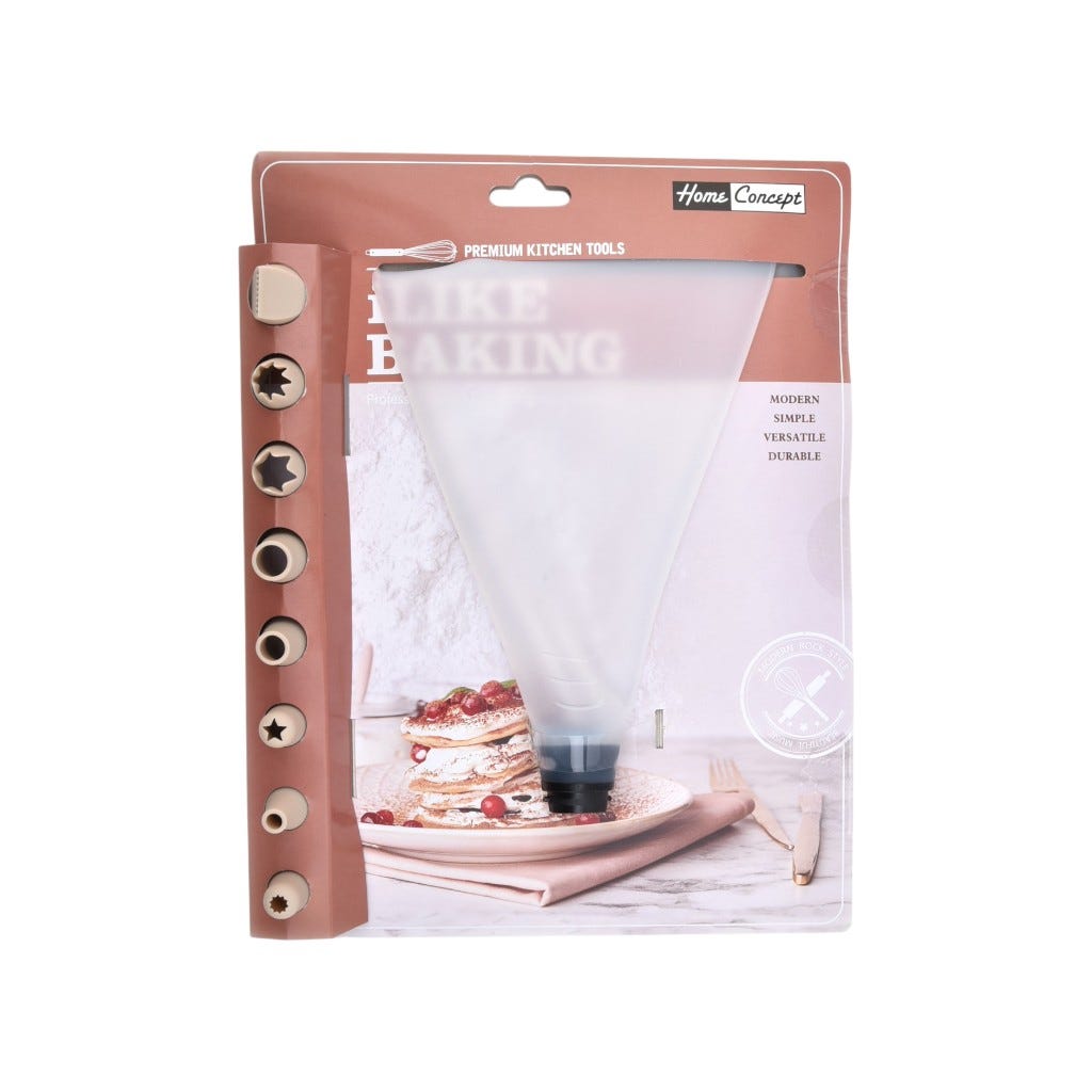 Mangas Pasteleras Set 8 Pzas 38x20cm