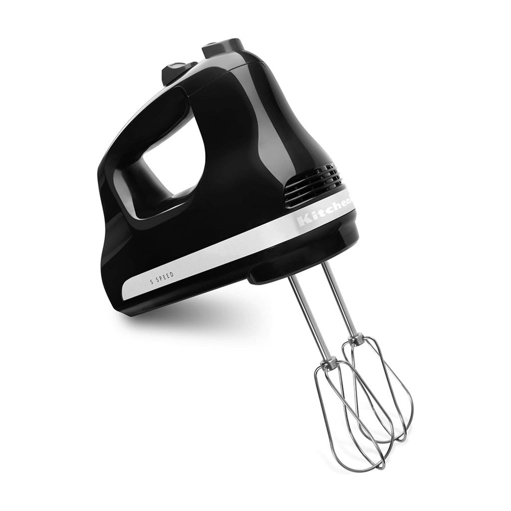 Batidora De Mano Ultra Power 5 Velocidades Onyx Negro Kitchenaid