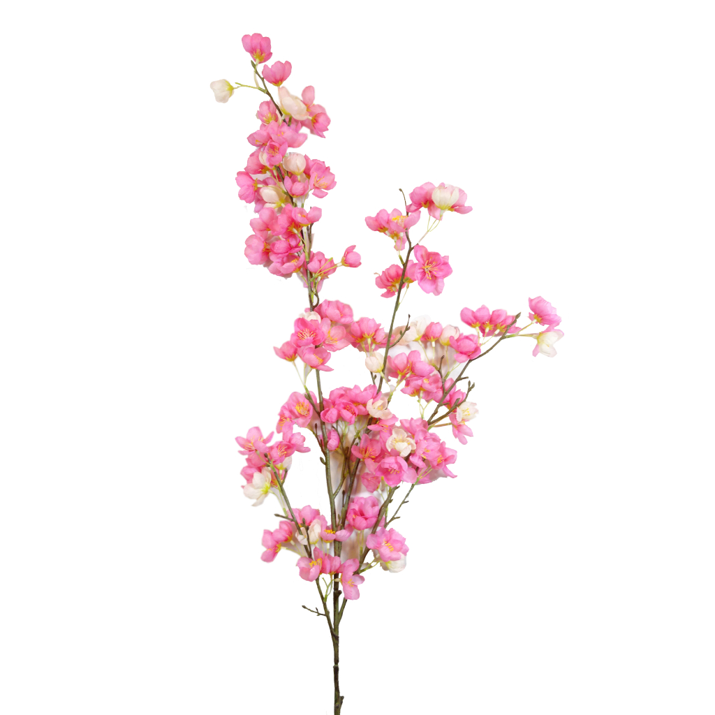 Flor de cerezo rosada artificial decorativa 