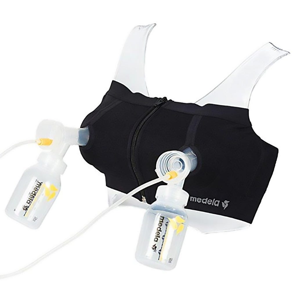 Sujetador De Lactancia Con Extractor De Medela Negro - Talla S