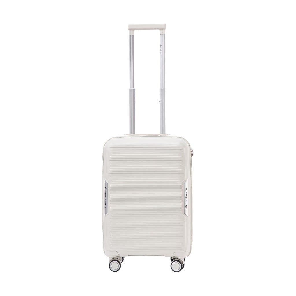 Maleta De Viaje 20"Dbl Ruedas Blanca
