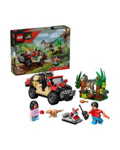 Bloques Lego Huida En Todoterreno Y Raptor Al Acecho 285Pzs