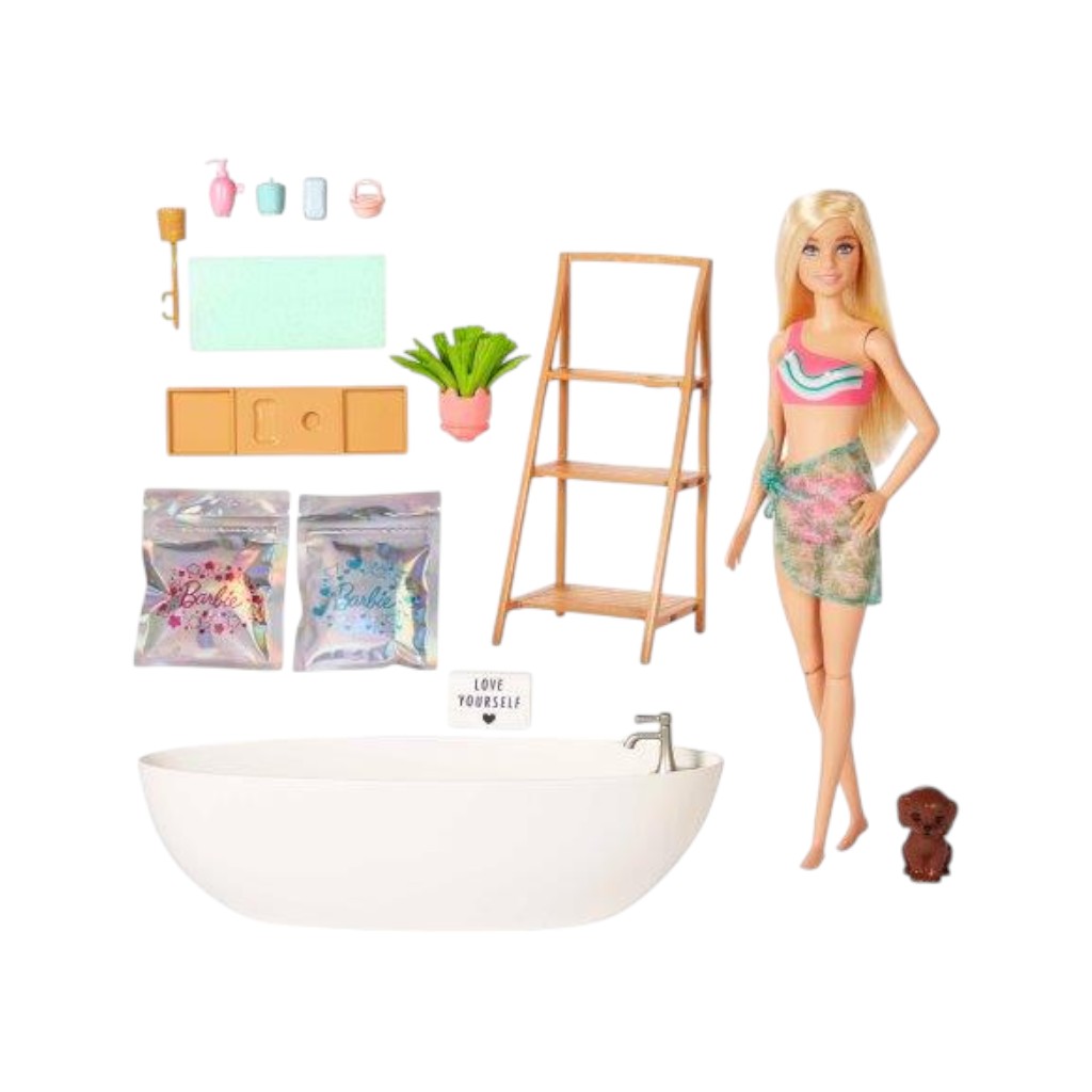 Barbie Set De Juego Baño De Burbujas