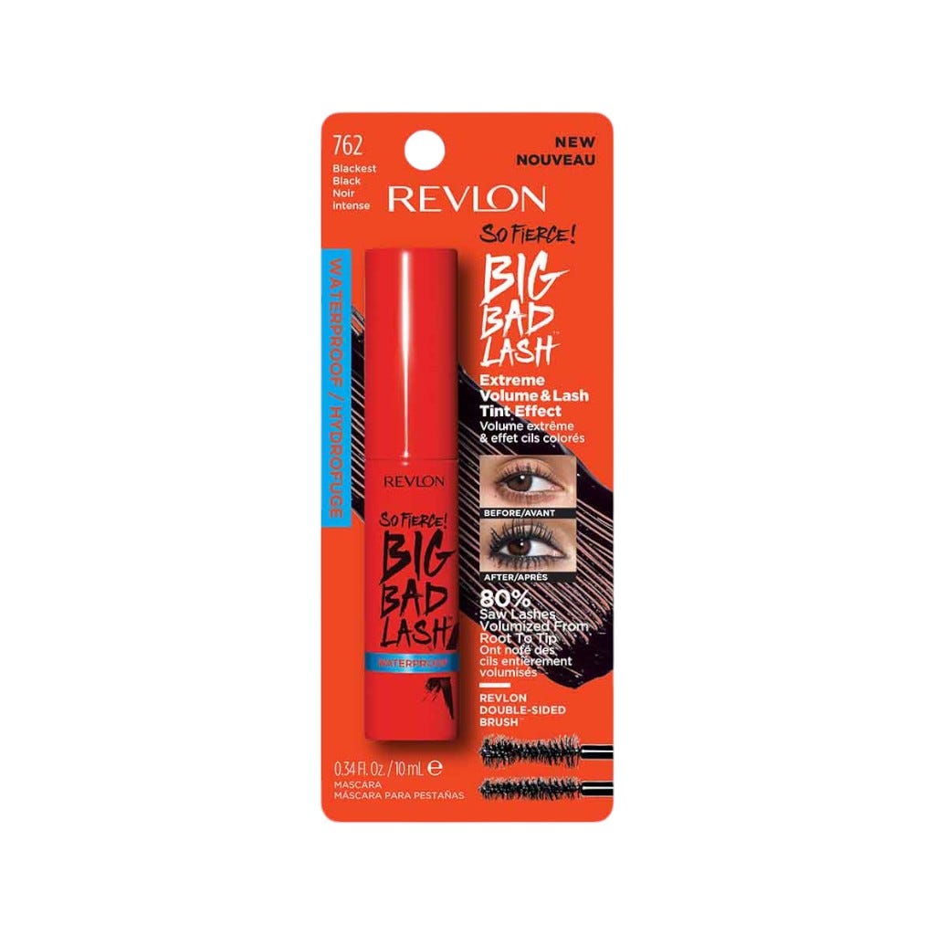 Mascara, So Fierce Big Bad Lash Eye Makeup, Volumizing, No Clump, Smudge Proof, Flake Proof