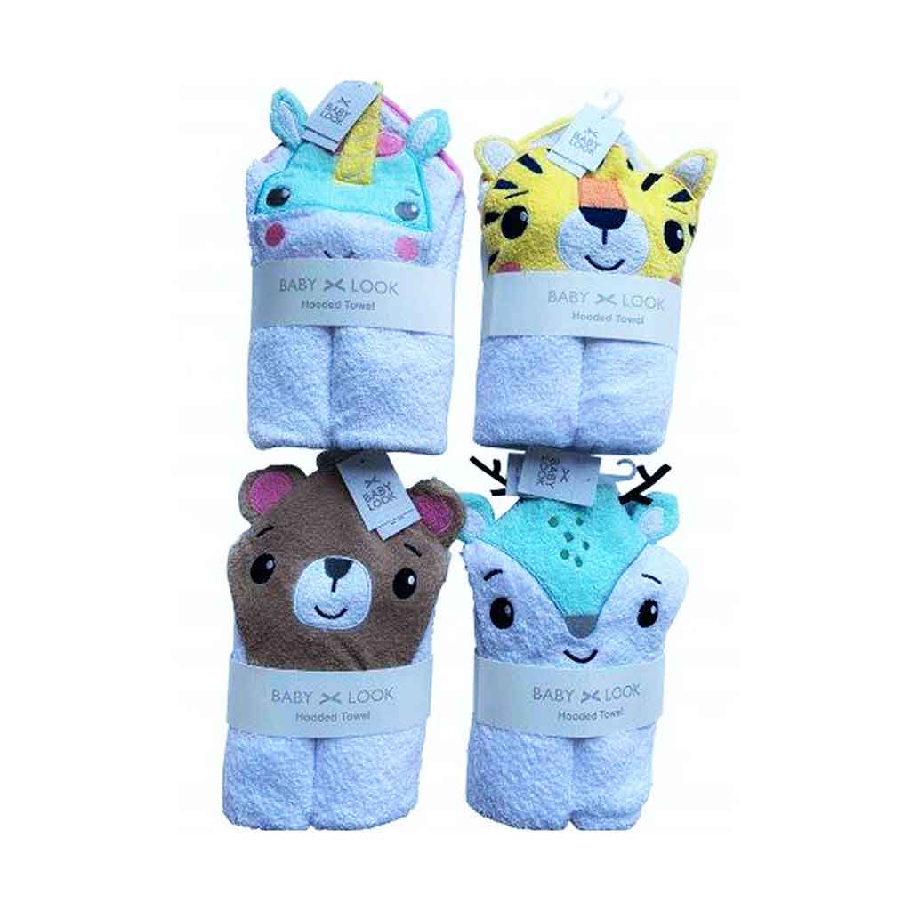 Toalla con capucha para bebes surtidos