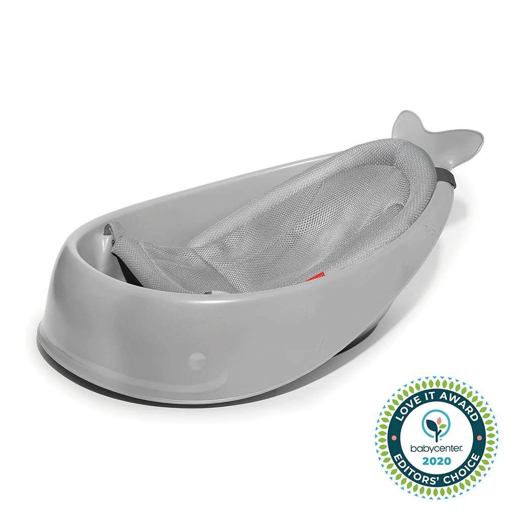 Bañera de Bebé Moby Ballena Gris Smart Sling