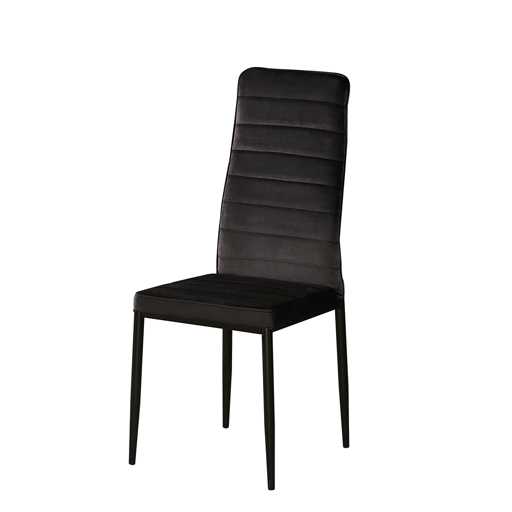 SILLA COMEDOR NERITA NEGRO 40X40X96CM