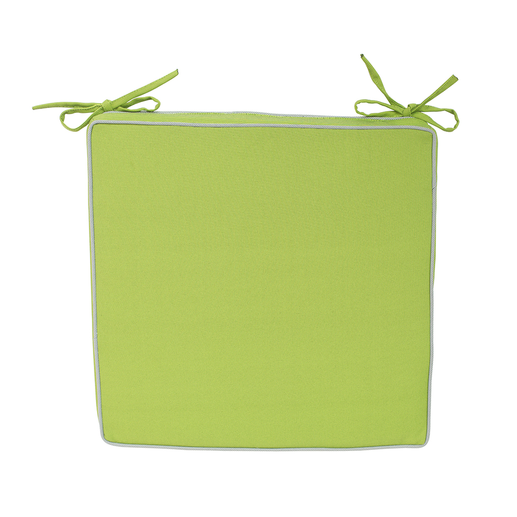 Cojín Con Amarre Verde 40X40X4Cm