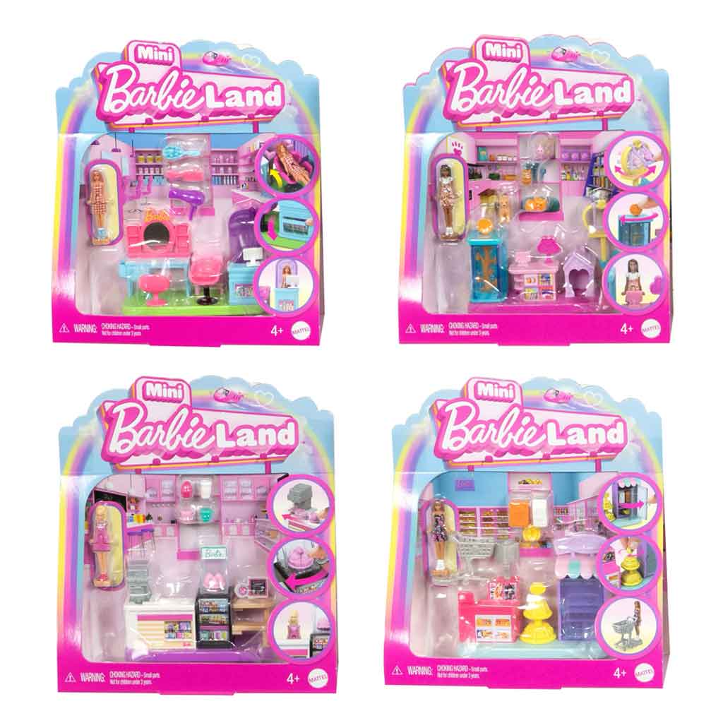 Barbie Land Mini Set De Juego Con Accesorios Surtido