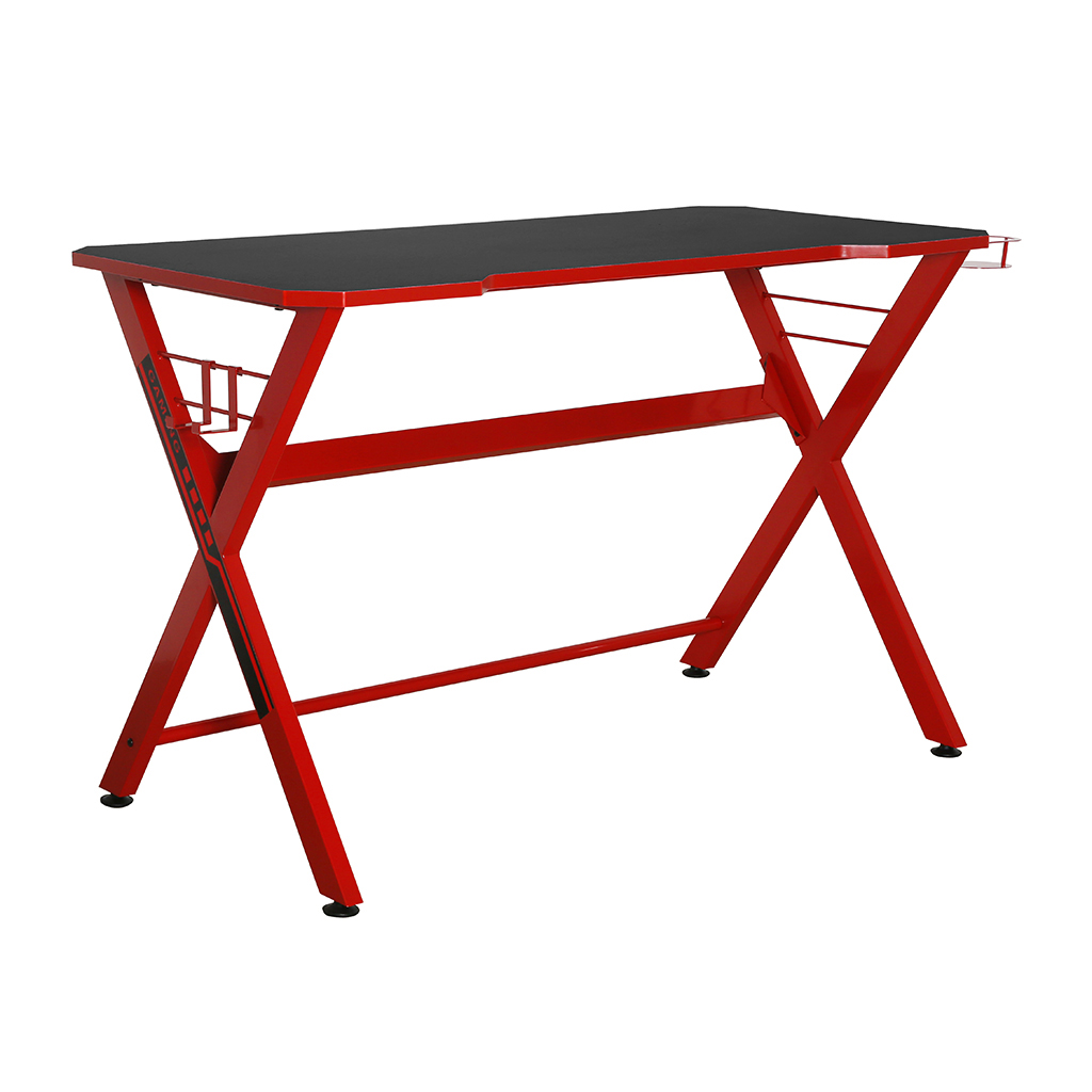 Escritorio gamer rojo