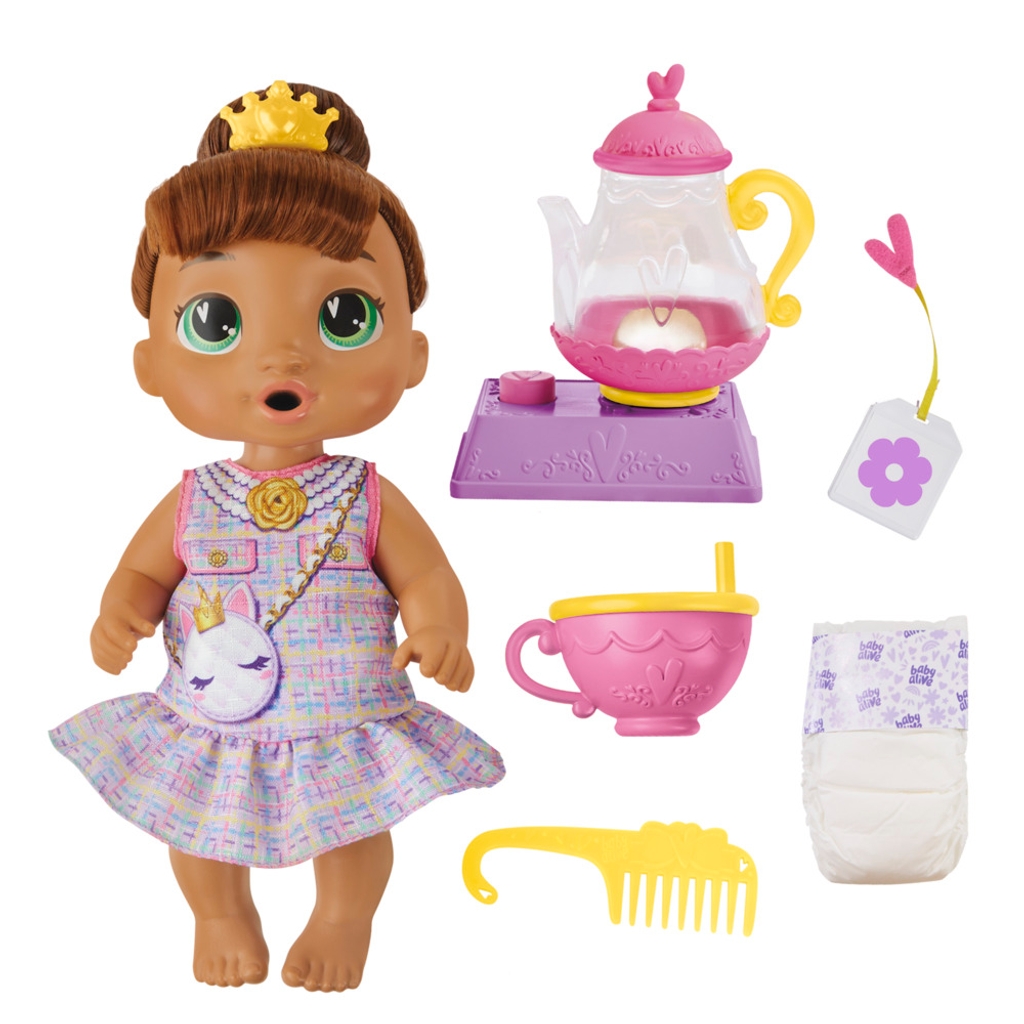 Muñeca Baby Alive Fiesta de Té Burbujeante Sophia Sparkle