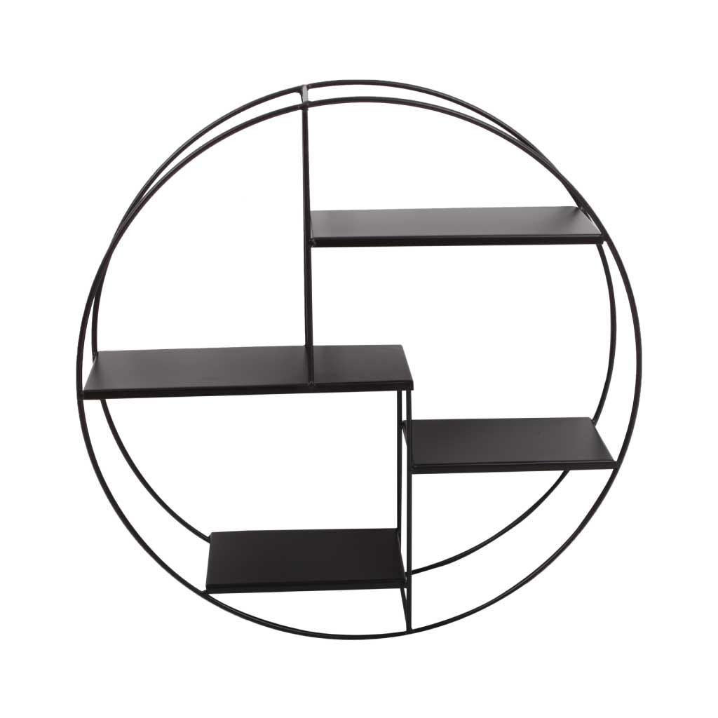 Estante Negro de Pared