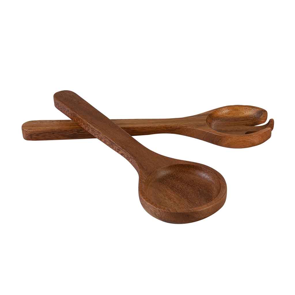 Servidor De Ensalada Juego De Madera 2Pcs