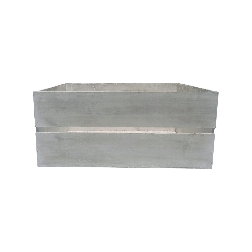 Cesta De Madera 55X45X24Cm