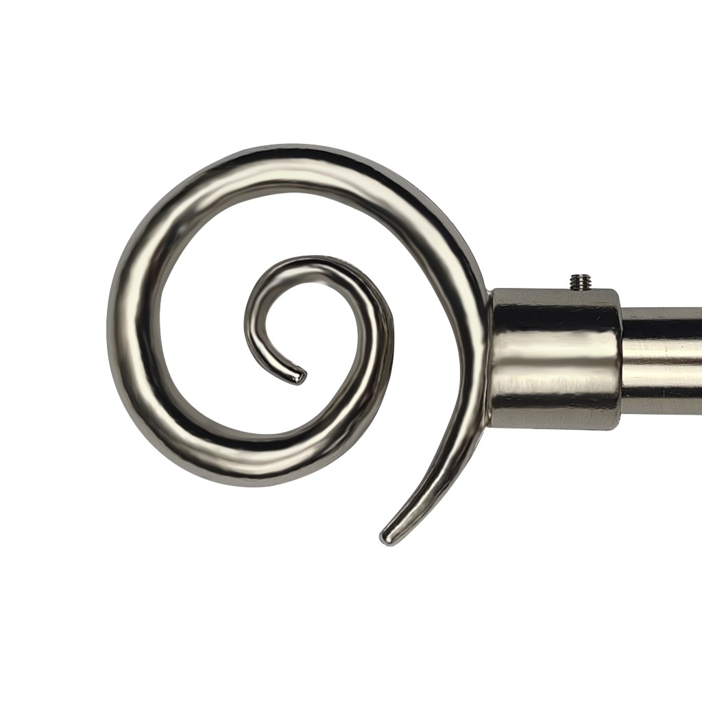 Cortinero Níquel 70-120cm