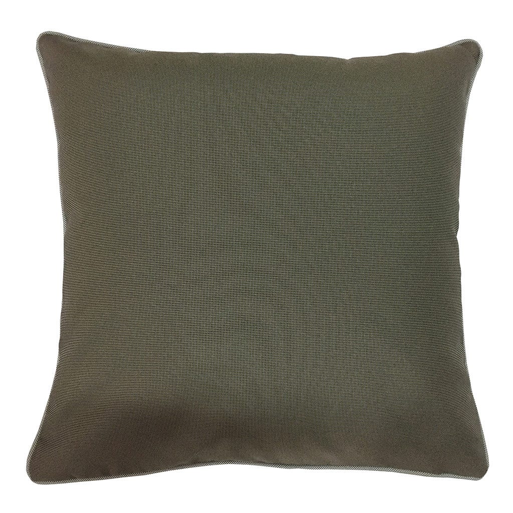 COJÍN SENCILLO CUADRADO GRIS PARDO 45X45CM