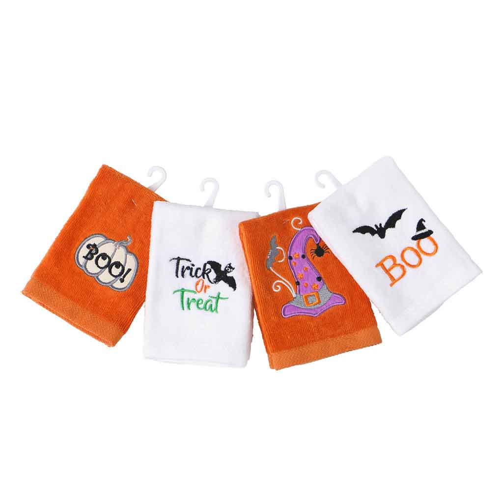 Toalla De Rostro Estampado De Halloween Surtidos 28X28Cm