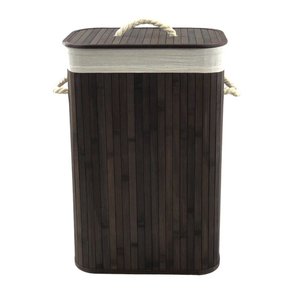 Cesta Marrón Para Ropa 36x26x55cm