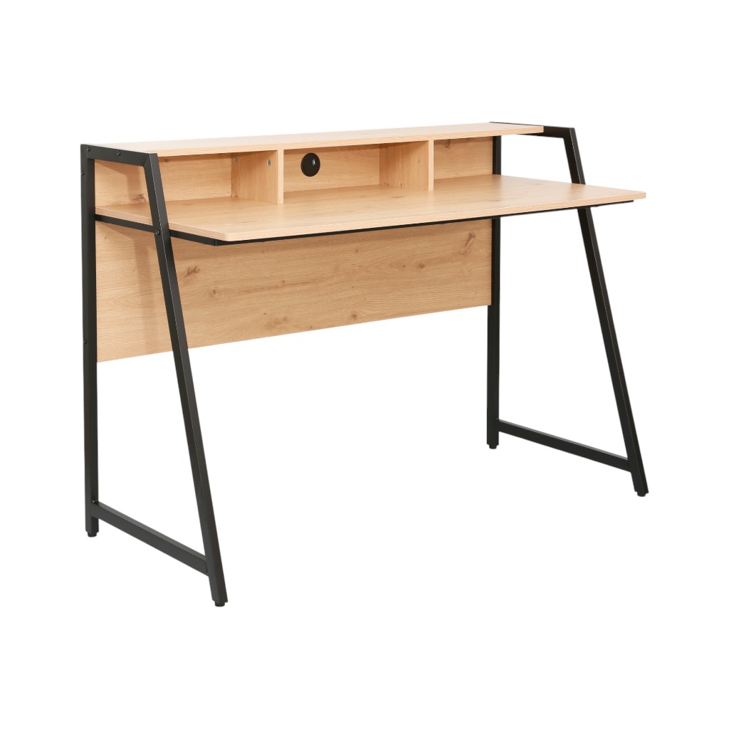 Escritorio Morata Negro 124X54X90Cm