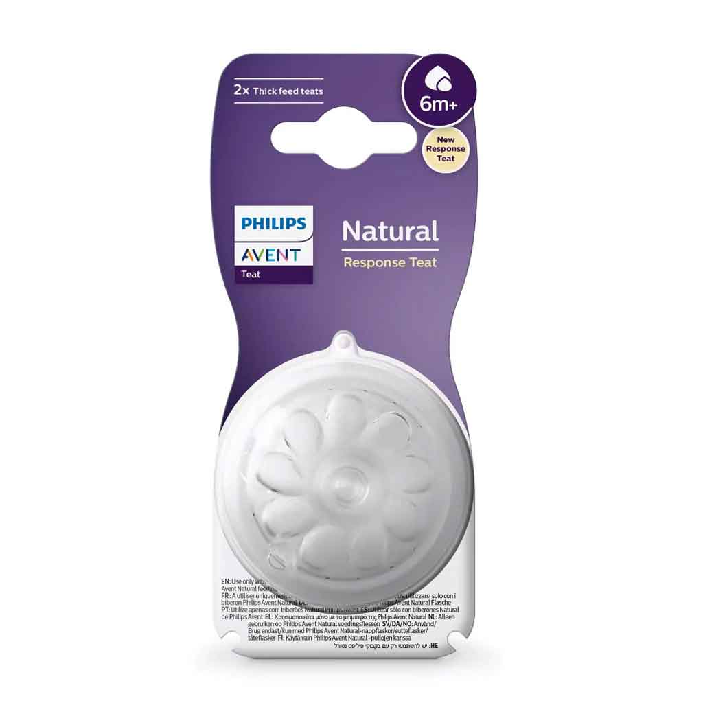 Tetina Natural Response - Flujo 6- 6M+ Avent