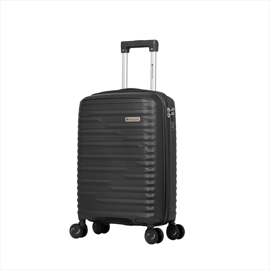 Maleta De Viaje Gris Oscuro Con Candado De Combinación 20"