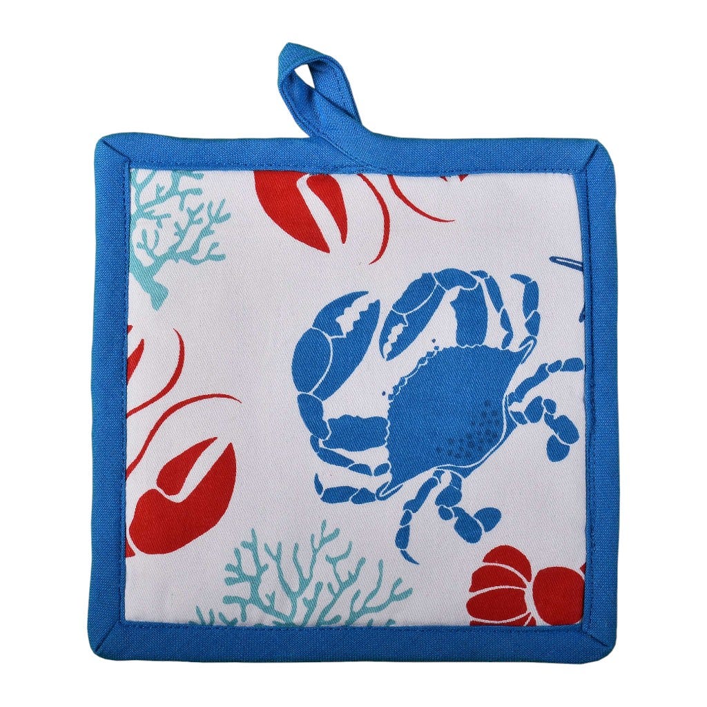 Agarra Olla Estampado De Langosta 20X20Cm