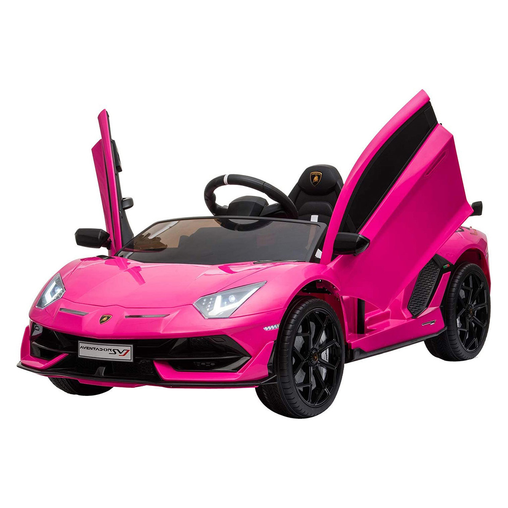 Coche recargable rosado