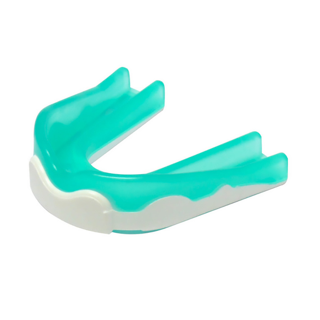 Protector Bucal 2 Tonos Everl Verde/Blanco