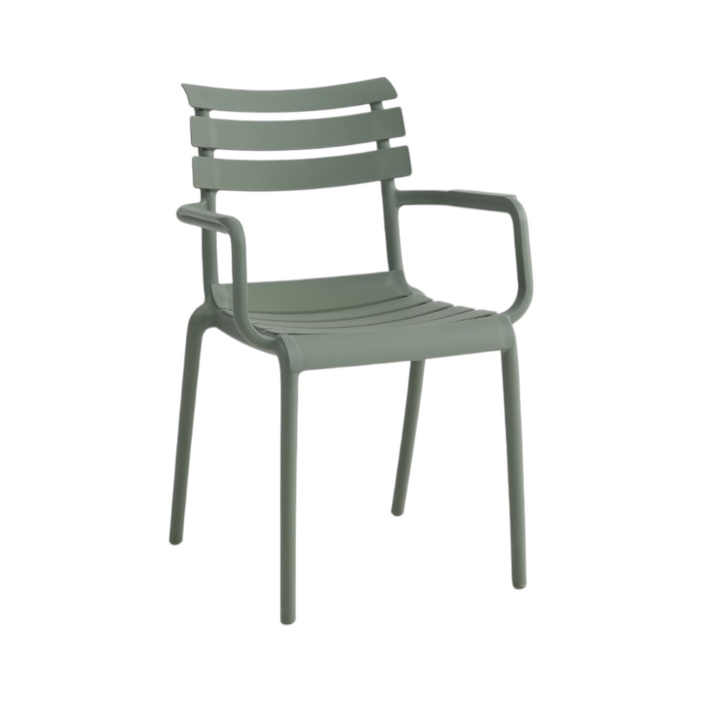 Poltrona De Comedor Hani Verde 55X40X80Cm