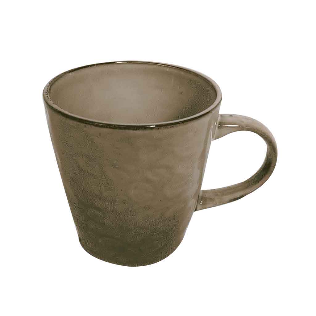 Taza Beige De Cerámica 414Ml