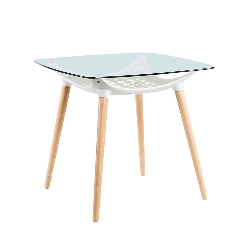 Mesa de comedor blanca Alfredo
