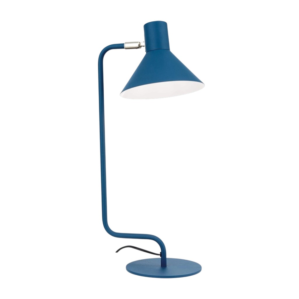 Lámpara Azul De Mesa