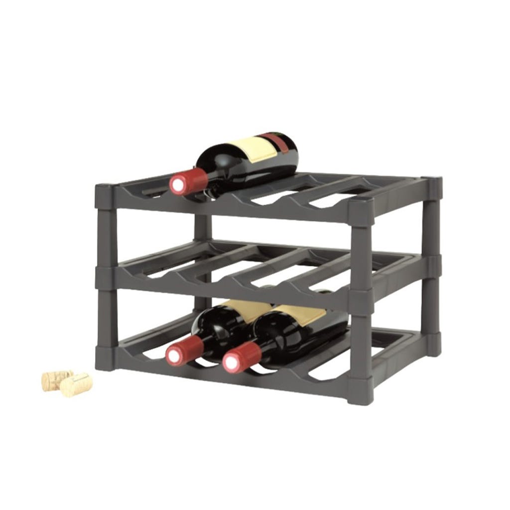 Estante Para Vinos Gris 30x39x25cm Gondol