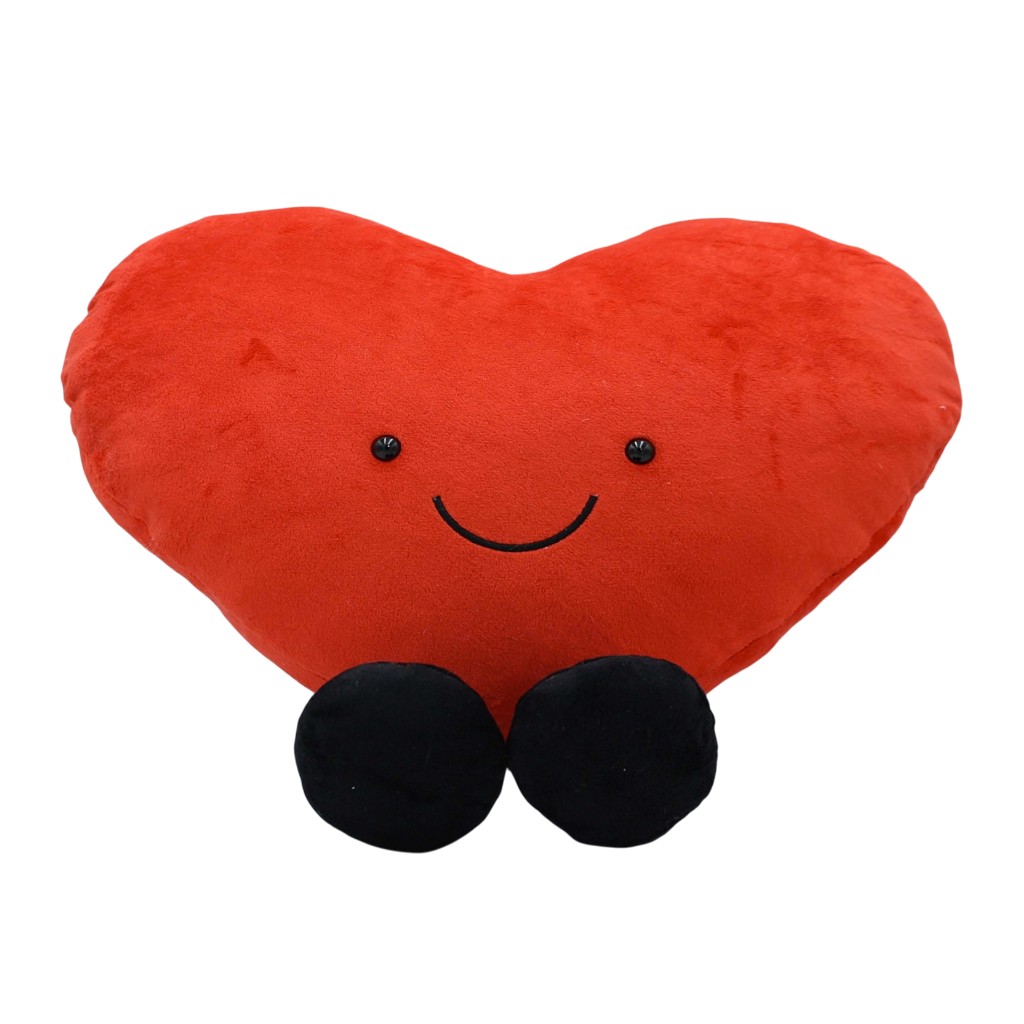 Cojín De Corazón Con Pies 30X36Cm