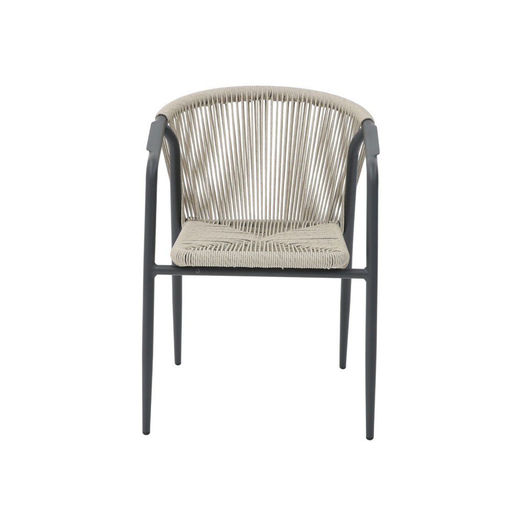 Silla Comedor Eze Gris 57X62X75Cm