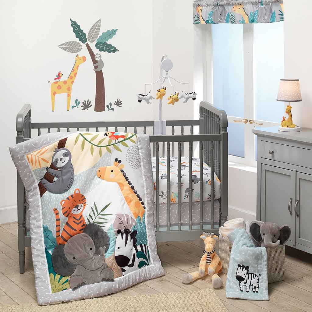 Set de cuna de 3pcs Mighty Jungle