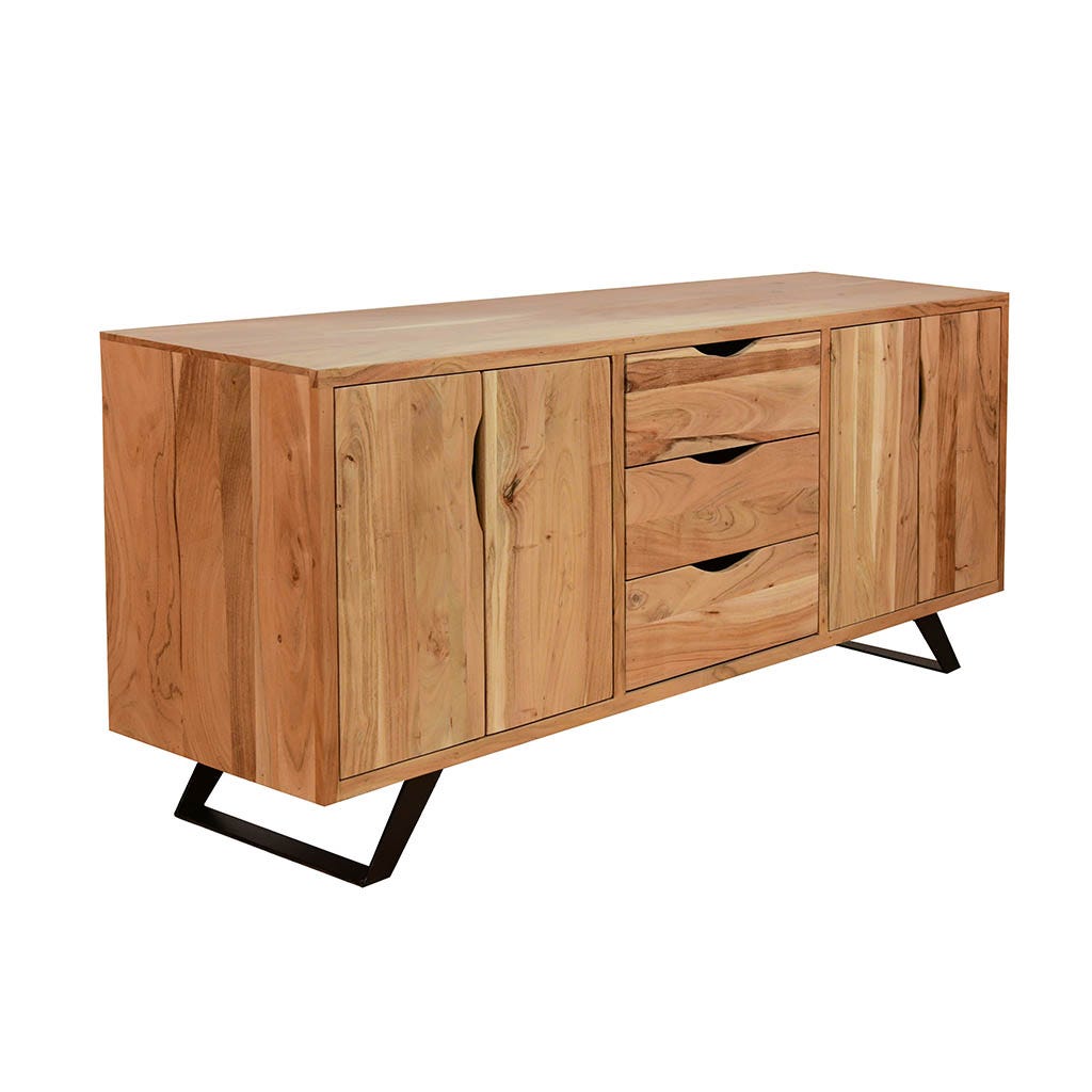 APARADOR KOLINA 2 PUERTAS 3 CAJONES 170X45X75CM
