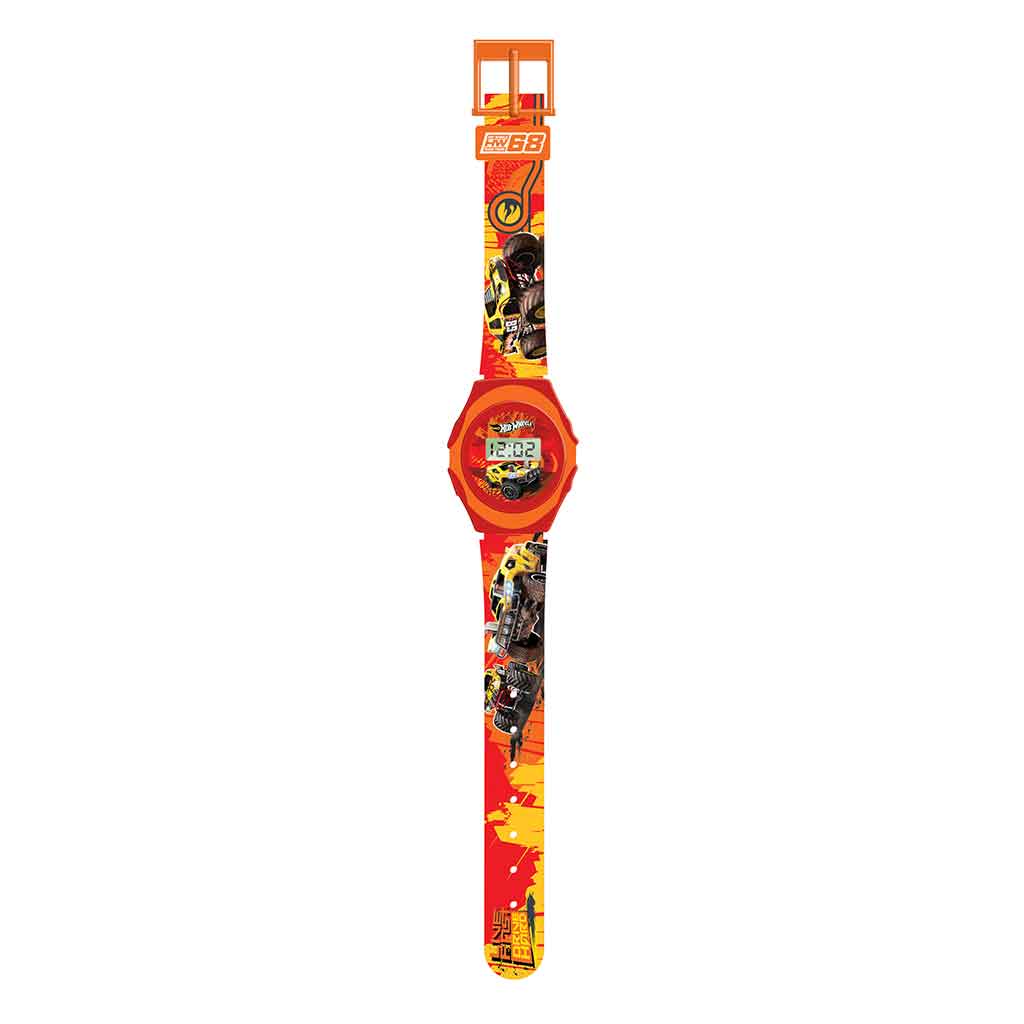 Reloj Lcd Hot Wheels 5 Funciones