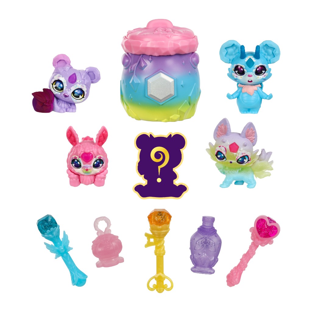 Paquete De 3 Magic Mixies Mixlings Crystal