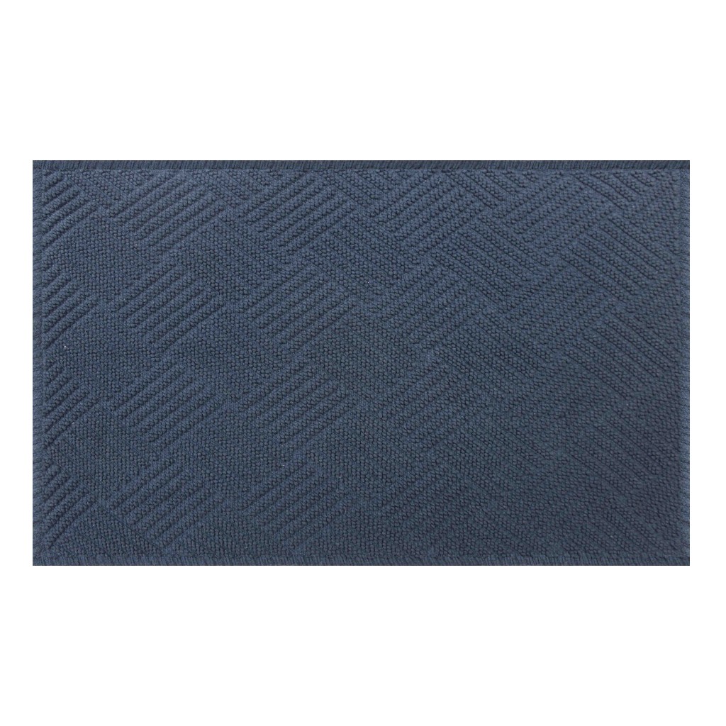 Alfombra Azul Oscuro 50X80Cm