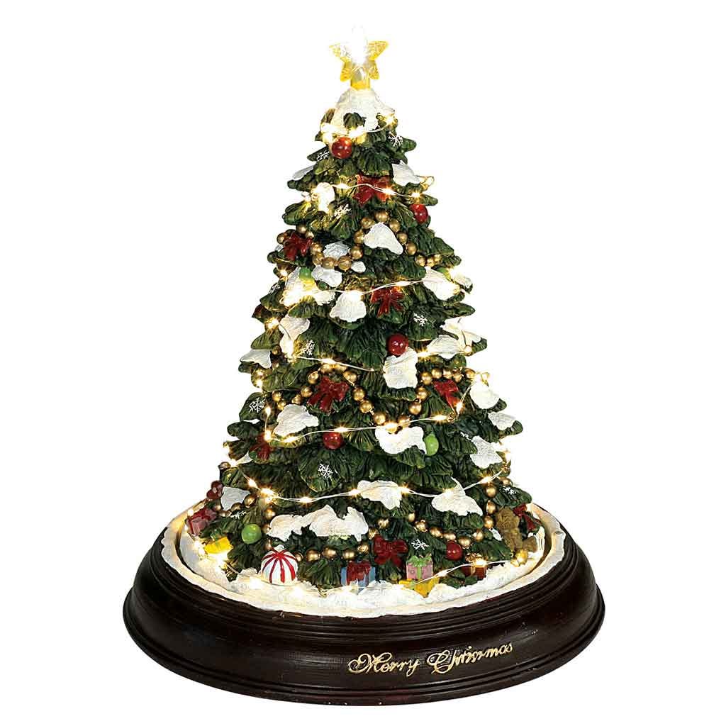 Árbol de la Aldea con Luz y Sonido 31CM