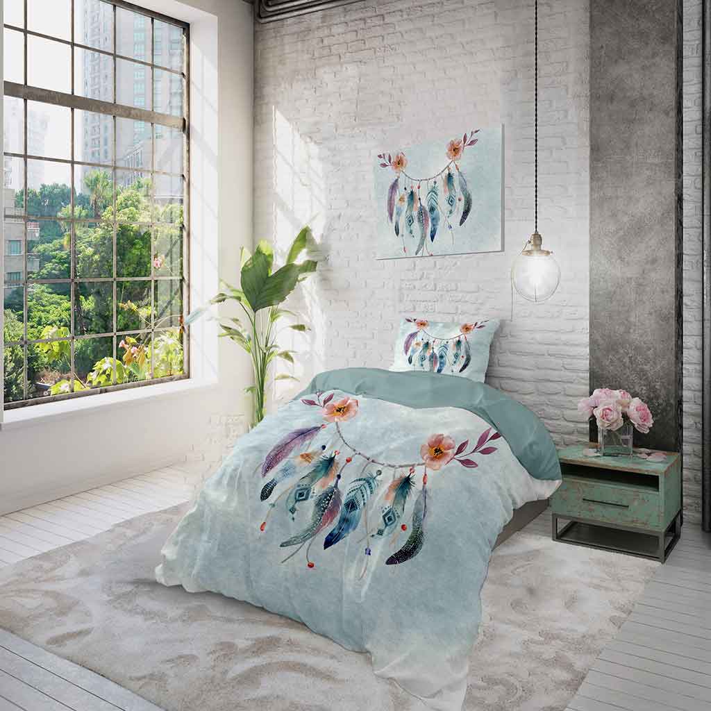 Juego De Sabanas Twin Estampado De Atrapasueños