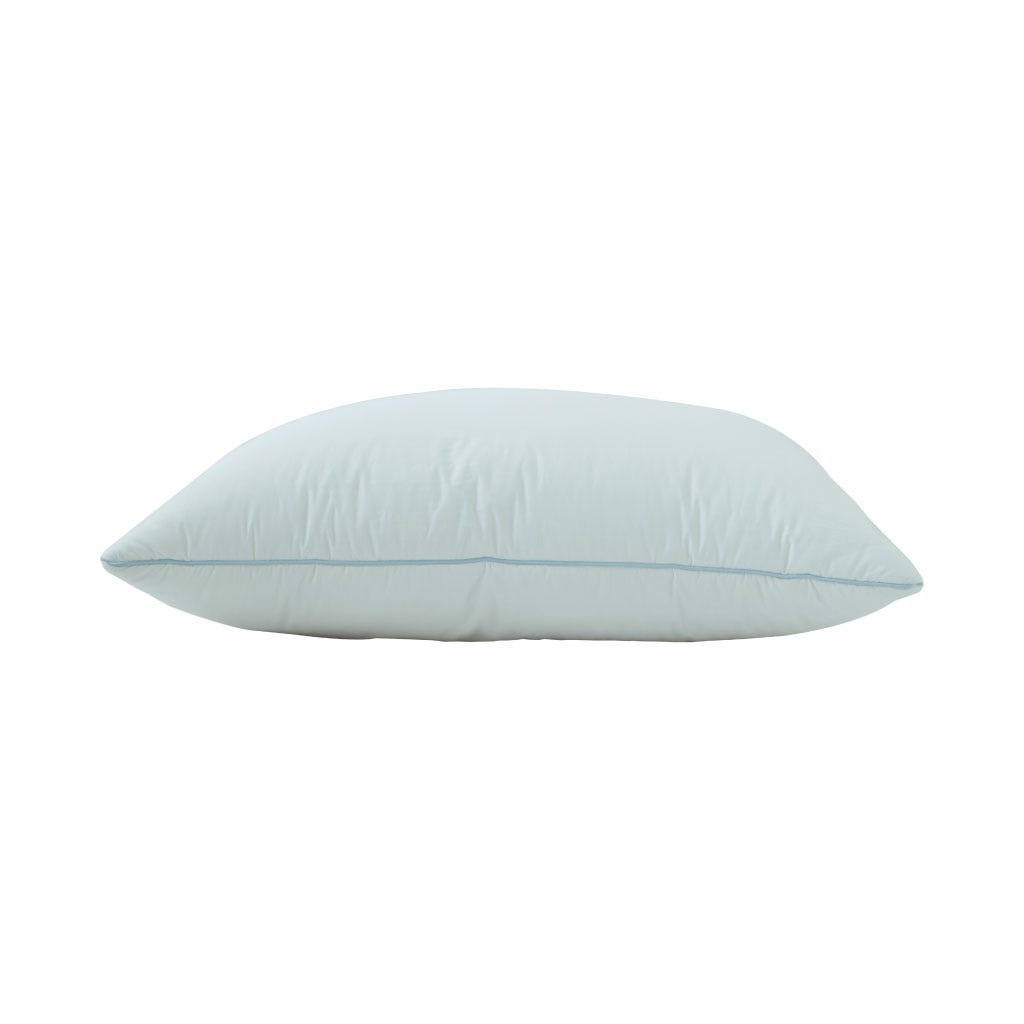 Almohada blanca estándar de foam con cubierta de algodón