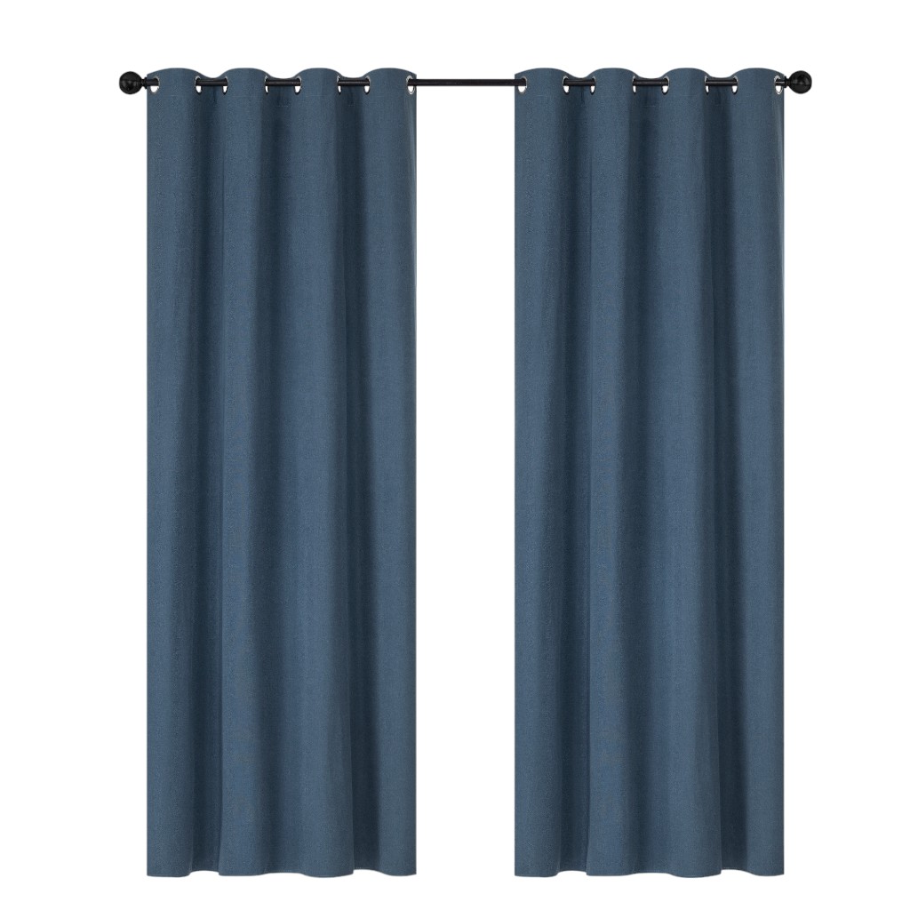 Cortina Blackout Azul 140X250Cm