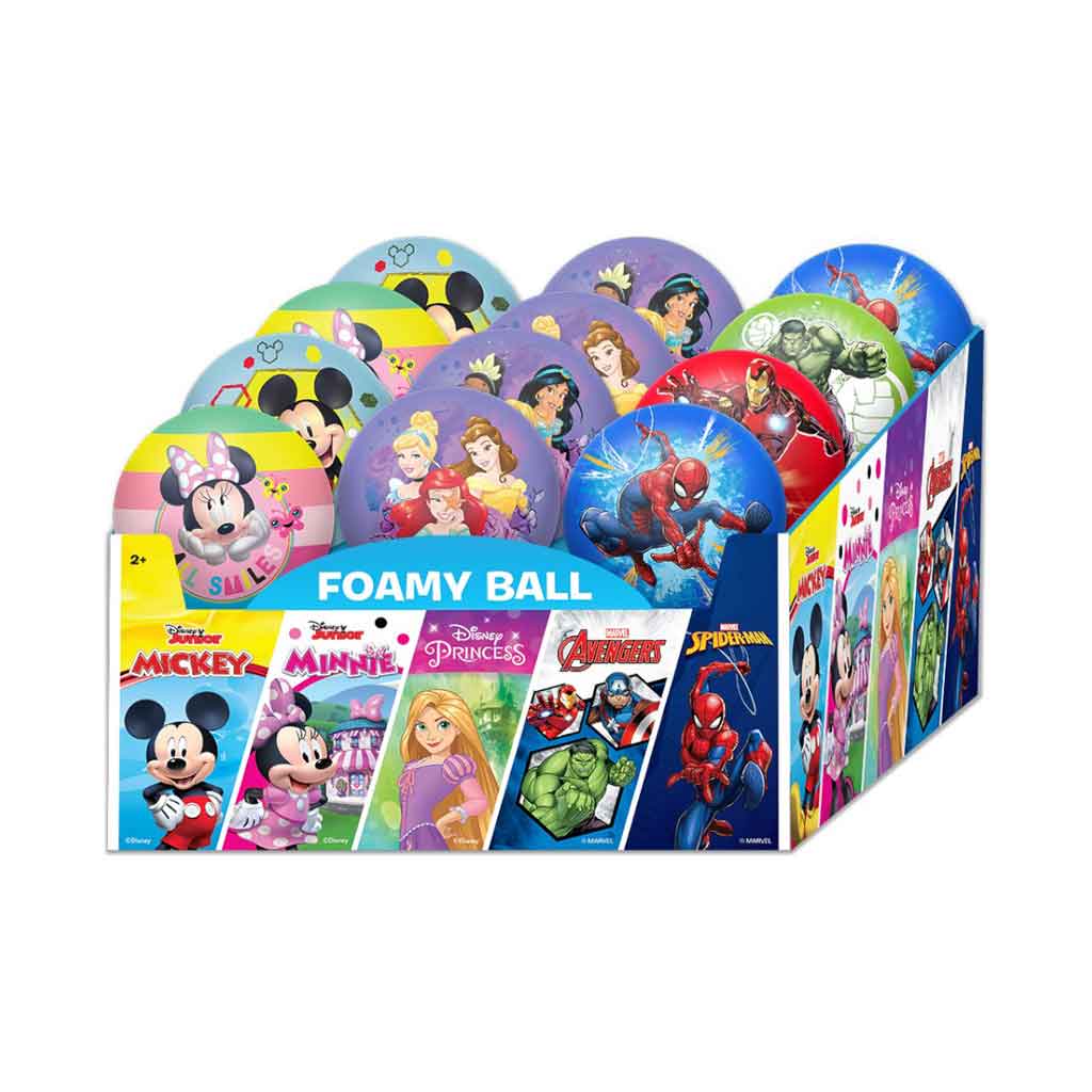 Pelota De Espuma De Disney Y Marvel Surtido