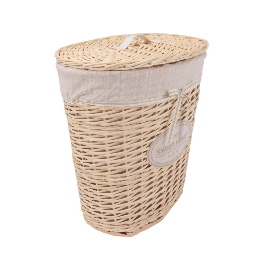 Cesta Para Ropa Color Natural 41X29X45Cm