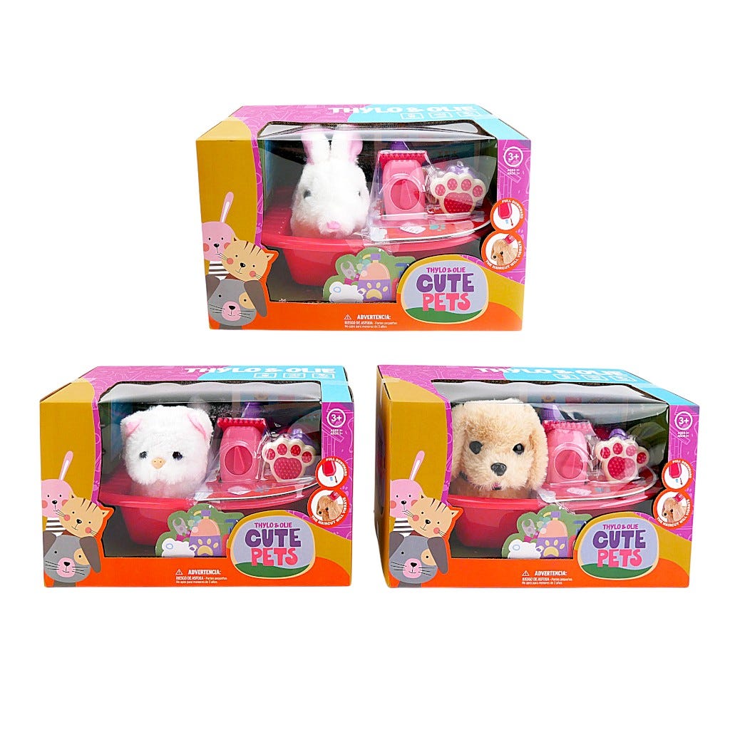 Set Bañera De Mascota Con Accesorios