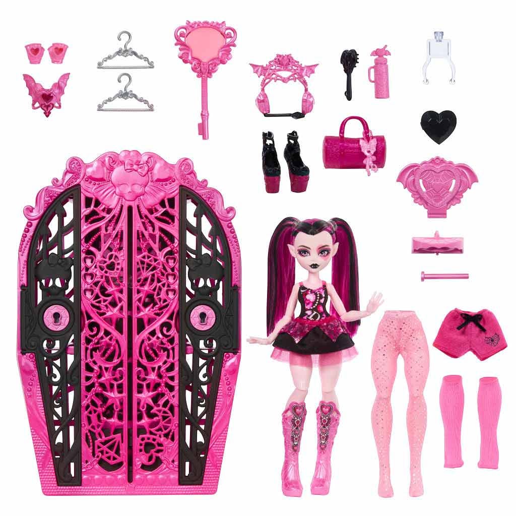 Monster High Draculaura Con Armario Y Accesorios